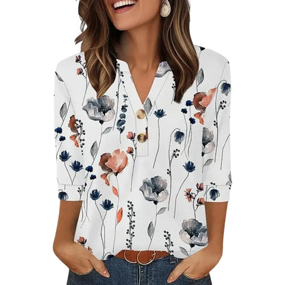 ✨Womens Tops 3/4 Sleeve Heley Shirts for Women Summer Fashion Blouses