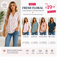 4-Pack Fresh Floral