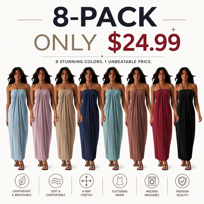 Halter Tie Back Maxi Dress with Pockets